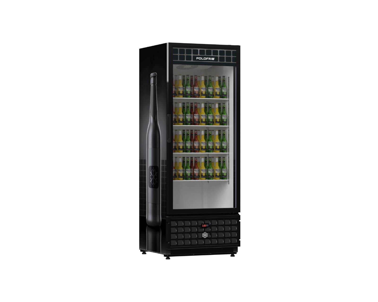 Expositor Vert Refrigerado Cervejeira 560l Cód 2410 Polofrio
